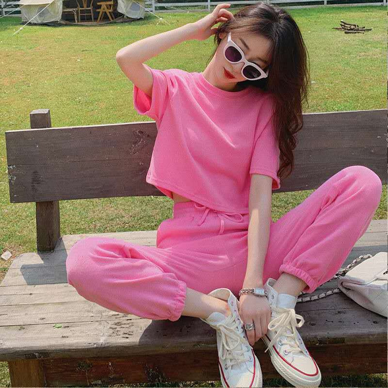Korean Style Two-Piece Sports Set