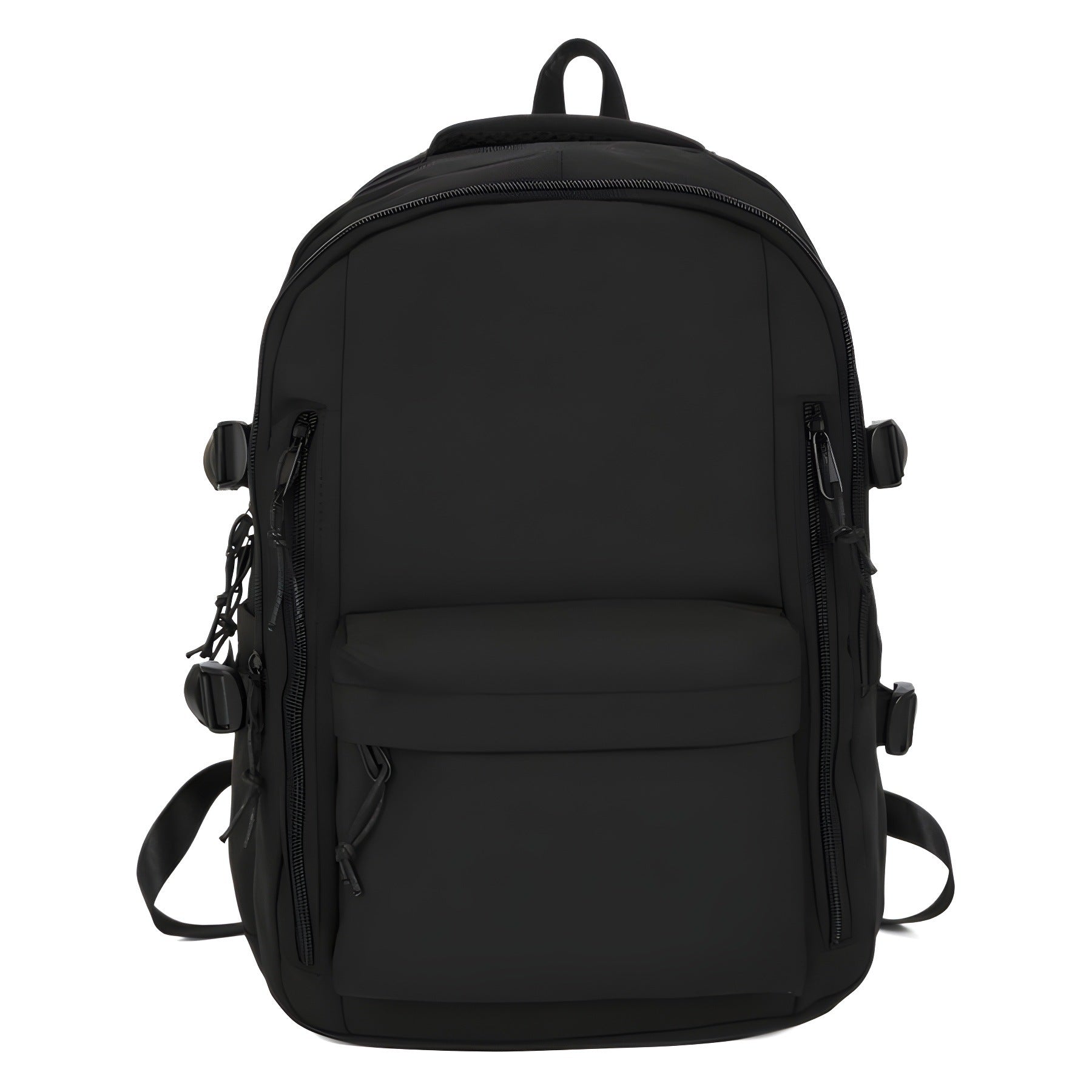 Women's Large Capacity Versatile Solid Color Schoolbag