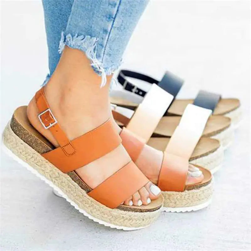 Plus Size Women's Platform High Heels Shoes