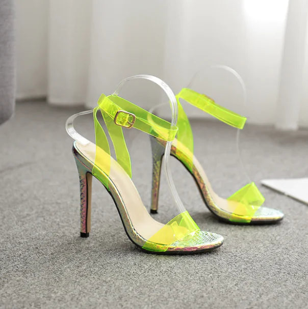 Transparent High Heels Sandals for Women