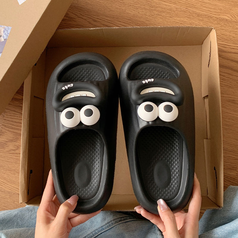 Sausage Mouth Slippers Women's Summer Soft Bottom Couple Household