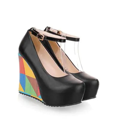 Waterproof Round-Toe High Heels