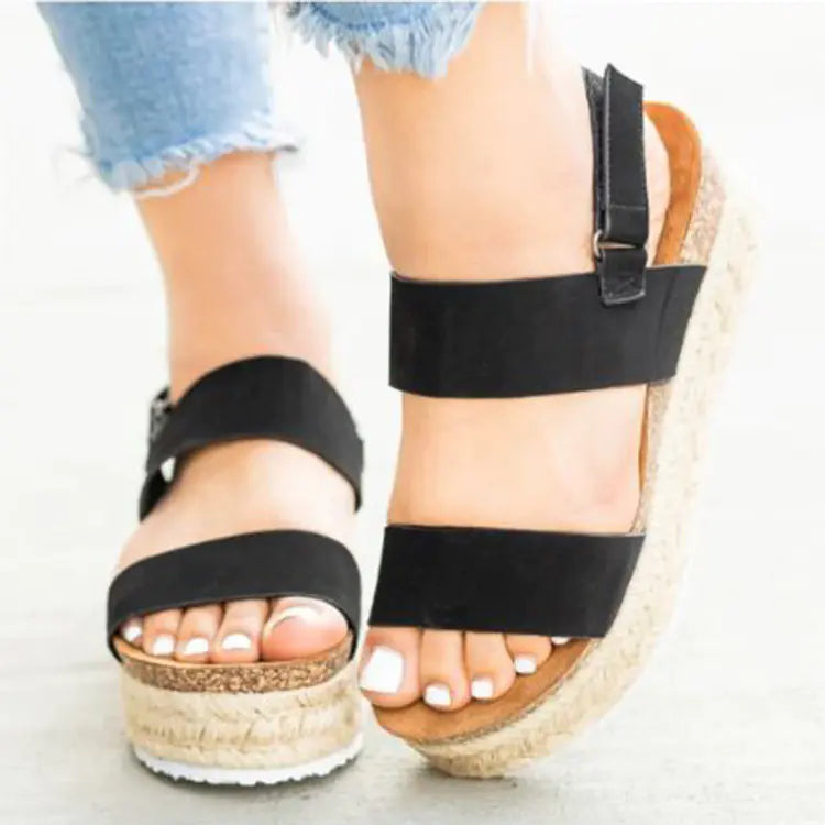 Plus Size Women's Platform High Heels Shoes