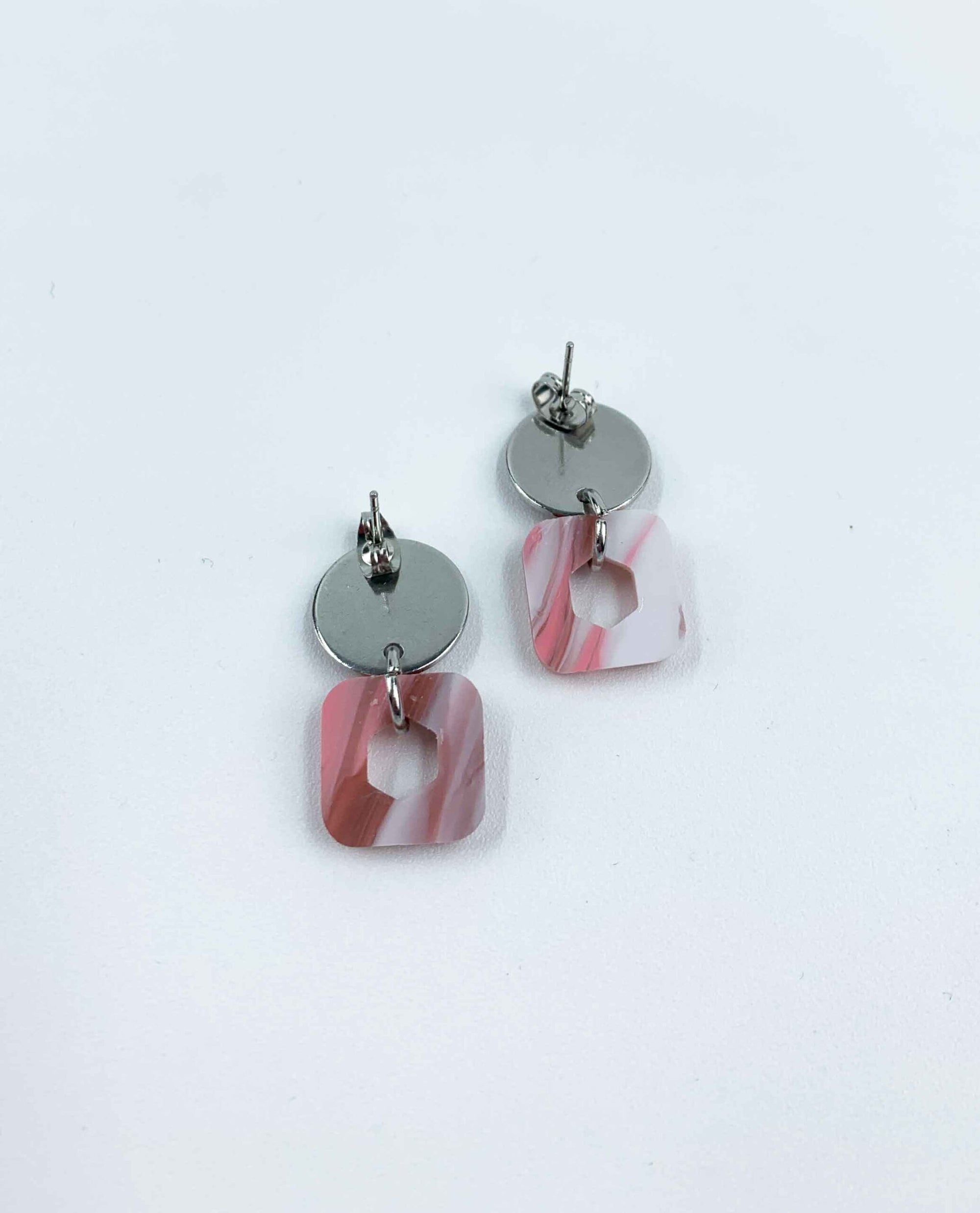 Pendientes cuadro rosa-5