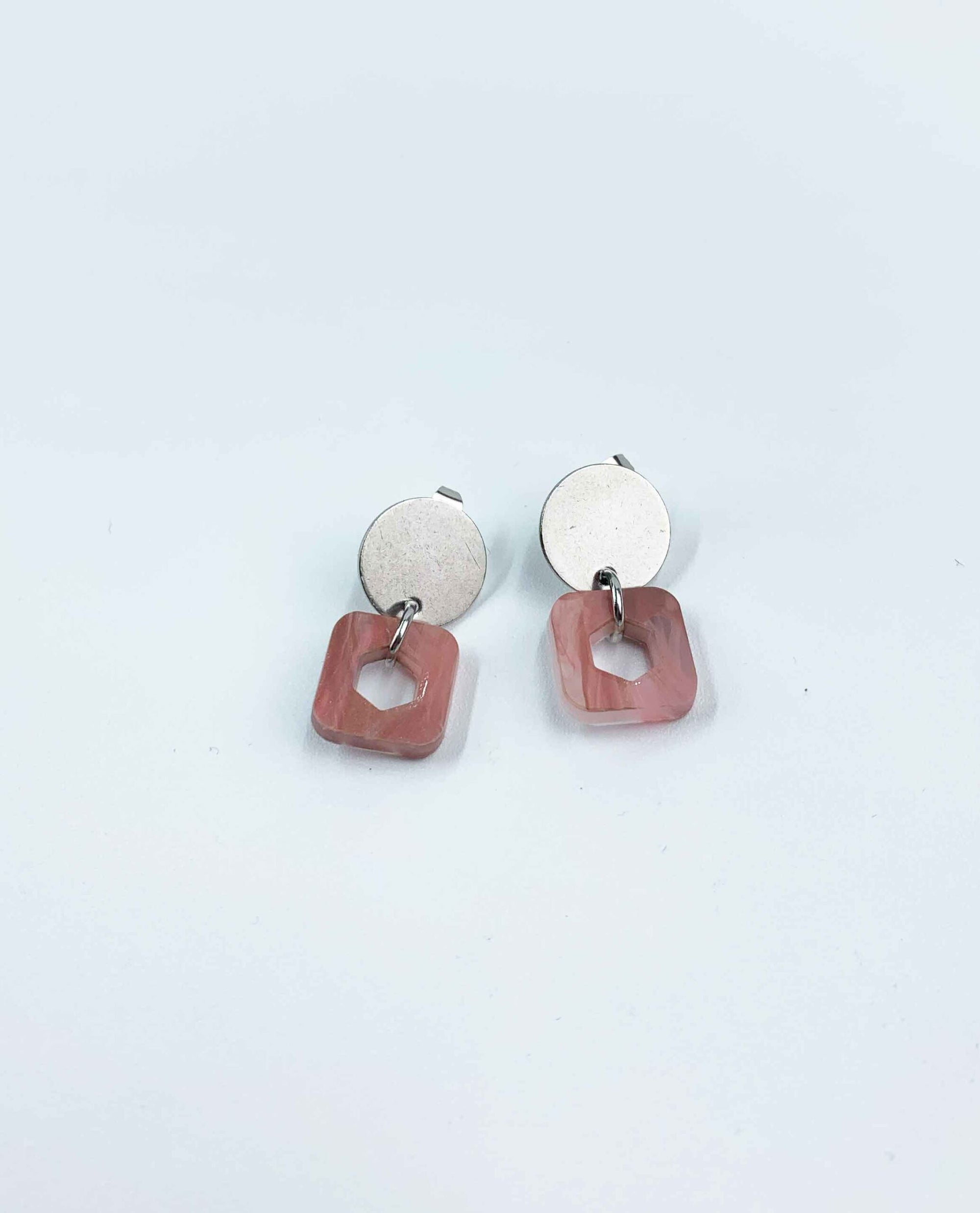 Pendientes cuadro rosa-3