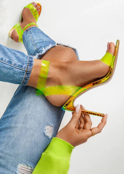 Transparent High Heels Sandals for Women