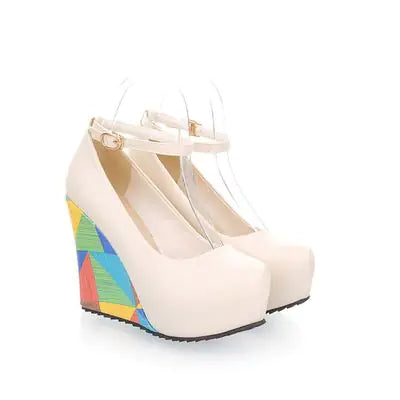 Waterproof Round-Toe High Heels