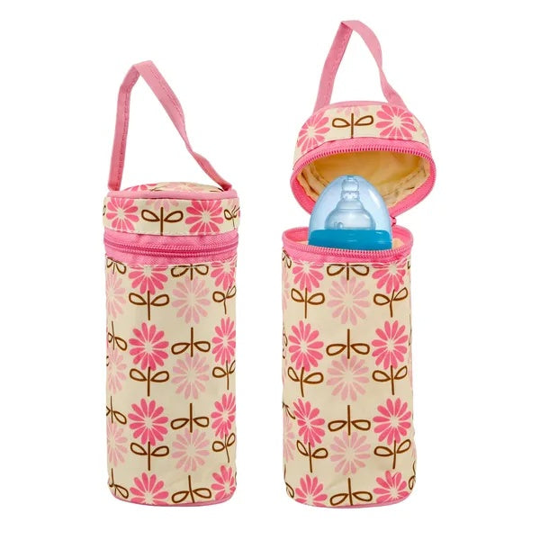 5PCS Baby Nappy Diaper Bags Set Mummy Diaper Shoulder Bags W Nappy Changing Pad Insulated Pockets Travel Tote Bags